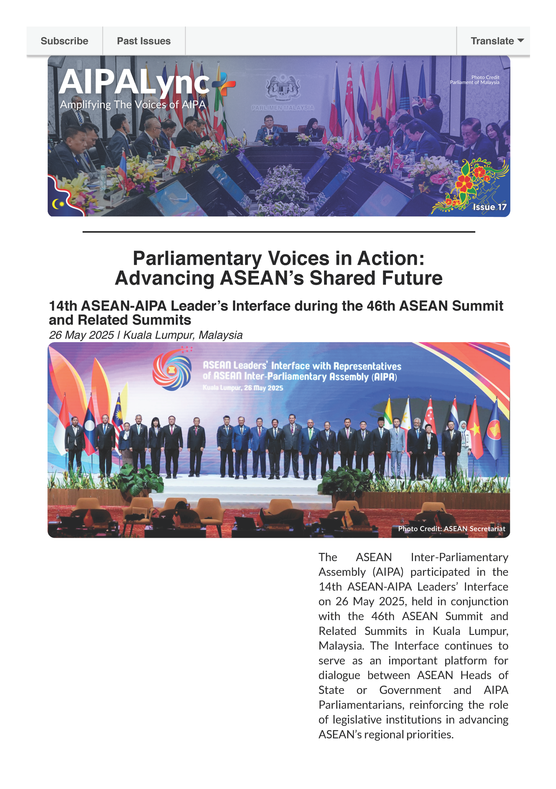 cover AIPALync+ Issue 17 May 2025