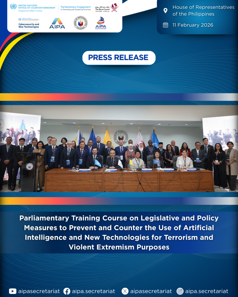 Press Release – AIPA Secretariat